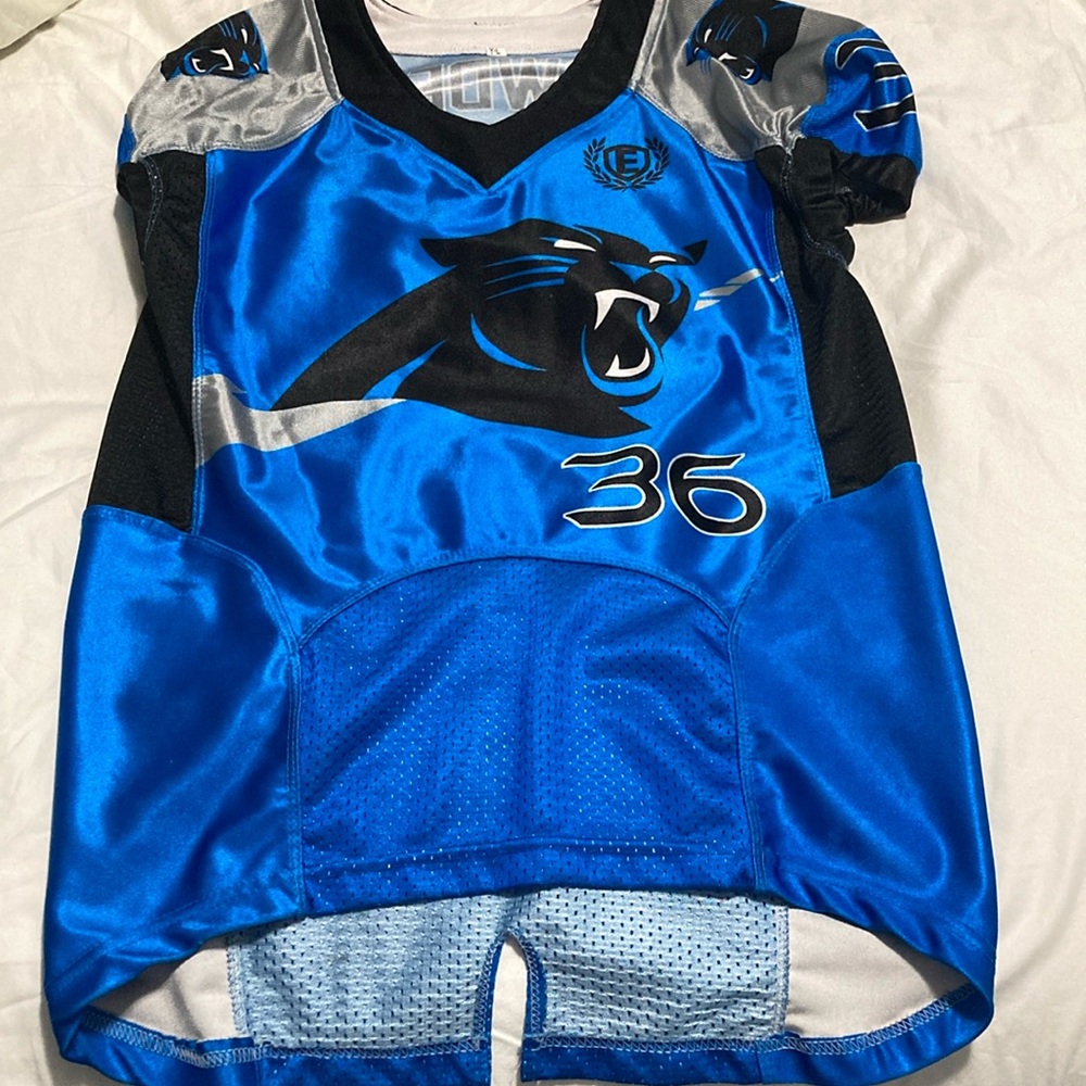 Boys’ Panthers NFL jersey